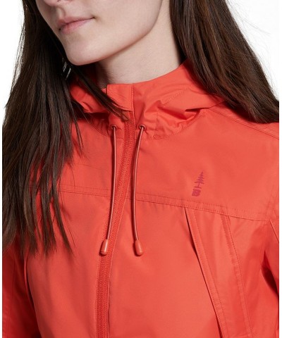 Women's Kineo Rain Tech Jacket Red $43.61 Jackets