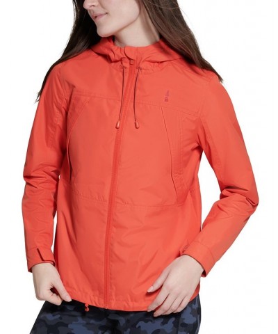 Women's Kineo Rain Tech Jacket Red $43.61 Jackets