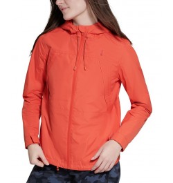 Women's Kineo Rain Tech Jacket Red $43.61 Jackets