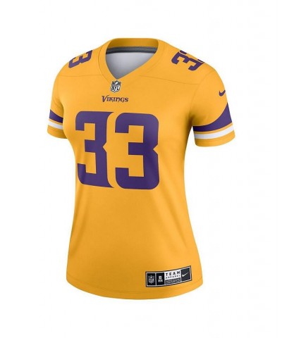 Women's Dalvin Cook Gold Minnesota Vikings Inverted Legend Jersey Gold $44.00 Jersey