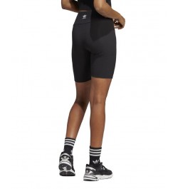 Women's Adicolor Essentials High Rise Short Leggings Black $22.55 Shorts