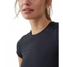 Women's Ultra Soft Fitted T-shirt Black $23.59 Tops