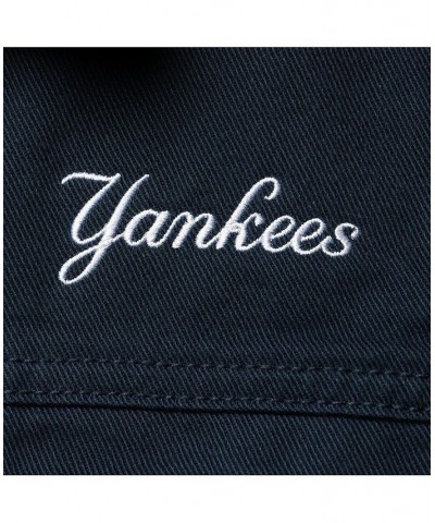 Women's Navy New York Yankees Flare Full-Button Jacket Navy $37.40 Jackets