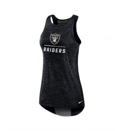 Women's Black Las Vegas Raiders High Neck Performance Tank Top Black $25.99 Tops