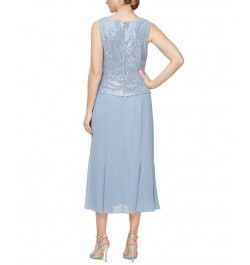 Women's Sequin-Detail Cocktail Dress and Jacket Hydrangea $87.02 Dresses