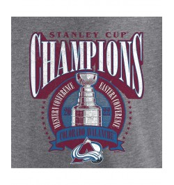 Women's Colorado Avalanche 2022 Stanley Cup Champions Banner V-Neck Triblend T-shirt Heathered Gray $22.87 Tops