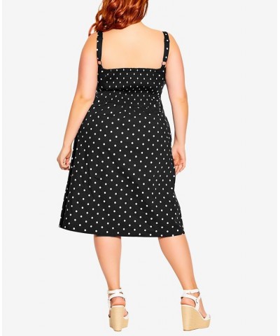 Plus Size Tie Bodice Button Down Dress Sweet Spot $56.76 Dresses