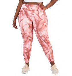 Plus Size Swirling Smoke Printed 7/8-Leggings Swirling/lip Gloss $13.50 Pants