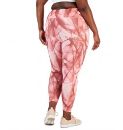 Plus Size Swirling Smoke Printed 7/8-Leggings Swirling/lip Gloss $13.50 Pants