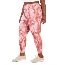 Plus Size Swirling Smoke Printed 7/8-Leggings Swirling/lip Gloss $13.50 Pants