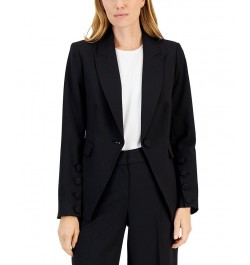 One-Button Blazer Black $72.67 Jackets