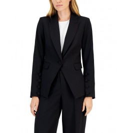 One-Button Blazer Black $72.67 Jackets