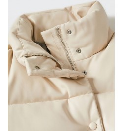 Women's Quilted Skin Style Jacket Ecru $62.40 Coats