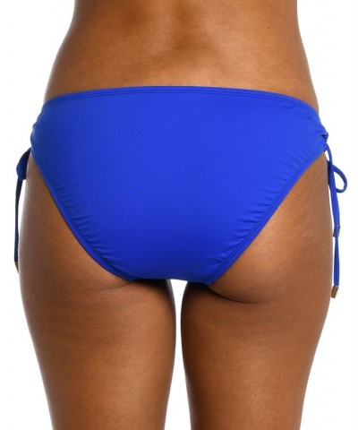 Island Goddess Adjustable Hipster Bikini Bottoms Sapphire $34.08 Swimsuits