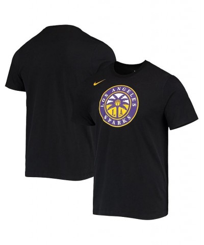 Women's Black Los Angeles Sparks Logo Performance T-shirt Black $23.84 Tops