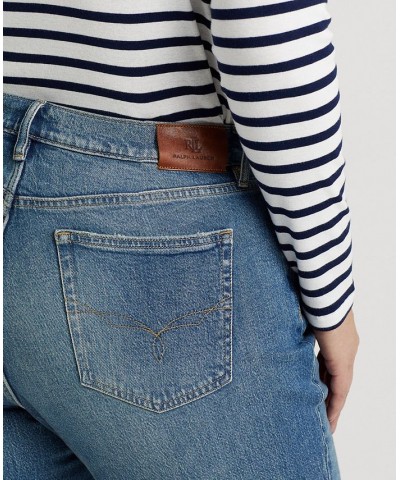 Plus Size Mid Rise Tapered Jeans Rangeland Wash $44.55 Jeans