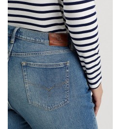 Plus Size Mid Rise Tapered Jeans Rangeland Wash $44.55 Jeans