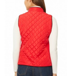 Women's Quilted Zip Front Vest Jacket Rouge, Jones Black $26.83 Jackets