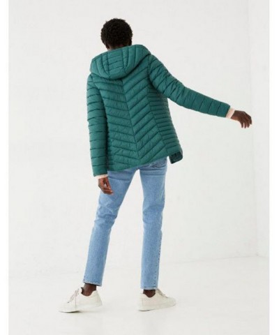 Ruby Puffer Jacket Women's Teal Green $39.52 Jackets