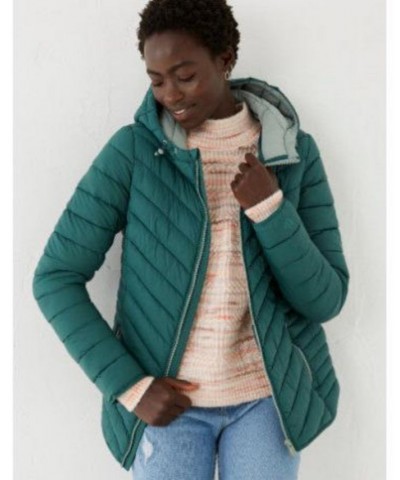 Ruby Puffer Jacket Women's Teal Green $39.52 Jackets