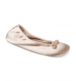 Isotoner Satin Ballerina Slippers Sand Trap $16.00 Shoes