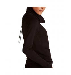 Adult Women Fleece Pullover Sweatshirt Black $60.48 Sweatshirts