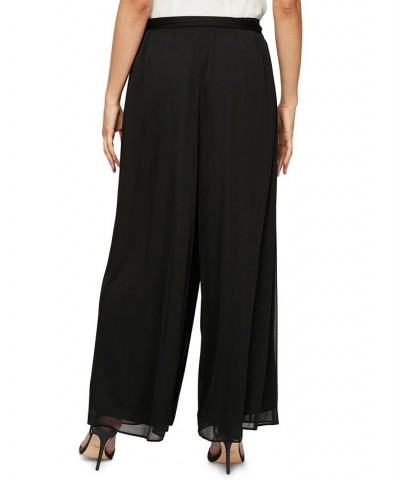 Sash-Belt Wide-Leg Pants Regular & Petite Sizes Black $51.30 Pants