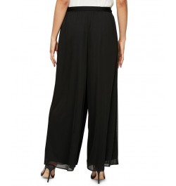 Sash-Belt Wide-Leg Pants Regular & Petite Sizes Black $51.30 Pants