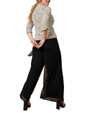 Sash-Belt Wide-Leg Pants Regular & Petite Sizes Black $51.30 Pants