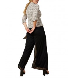 Sash-Belt Wide-Leg Pants Regular & Petite Sizes Black $51.30 Pants