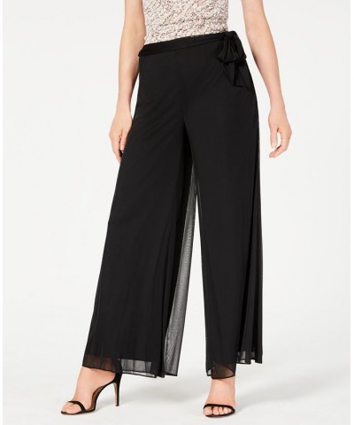 Sash-Belt Wide-Leg Pants Regular & Petite Sizes Black $51.30 Pants