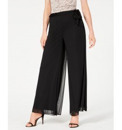 Sash-Belt Wide-Leg Pants Regular & Petite Sizes Black $51.30 Pants