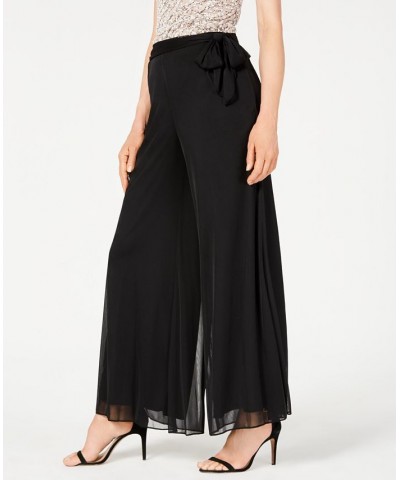 Sash-Belt Wide-Leg Pants Regular & Petite Sizes Black $51.30 Pants