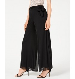 Sash-Belt Wide-Leg Pants Regular & Petite Sizes Black $51.30 Pants