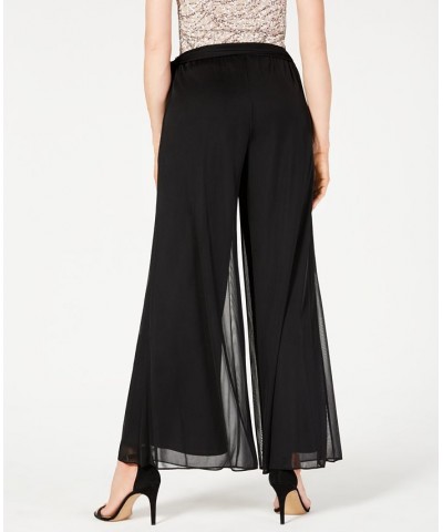 Sash-Belt Wide-Leg Pants Regular & Petite Sizes Black $51.30 Pants