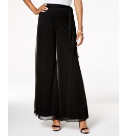 Sash-Belt Wide-Leg Pants Regular & Petite Sizes Black $51.30 Pants