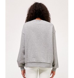 Infinite Passions FT Sweatshirt for Women Gray $32.55 Sweatshirts