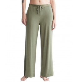 Satin-Trim Lounge Pants QS6527 Tan/Beige $27.49 Sleepwear