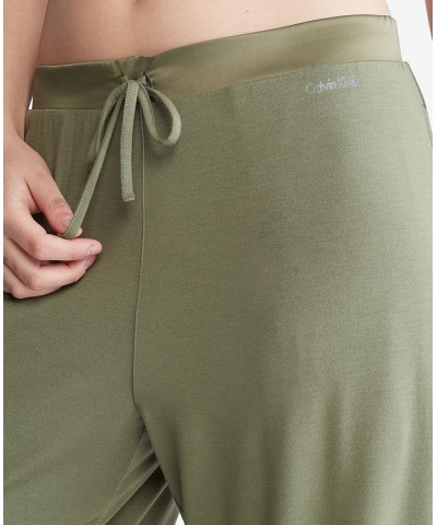 Satin-Trim Lounge Pants QS6527 Tan/Beige $27.49 Sleepwear