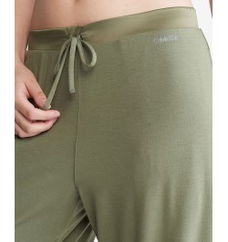 Satin-Trim Lounge Pants QS6527 Tan/Beige $27.49 Sleepwear