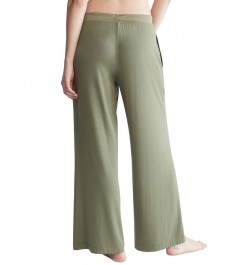 Satin-Trim Lounge Pants QS6527 Tan/Beige $27.49 Sleepwear