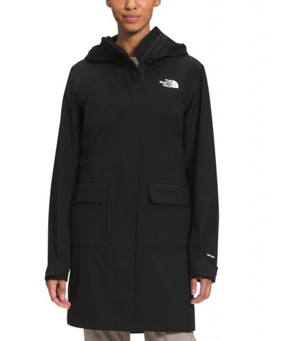 Women's City Breeze Rain Parka Coat Black $79.80 Jackets