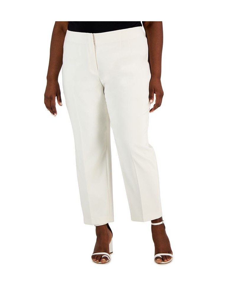 Plus Size Contour Fit Ankle Pants Anne White $39.24 Pants