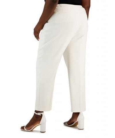 Plus Size Contour Fit Ankle Pants Anne White $39.24 Pants