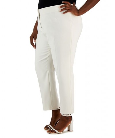 Plus Size Contour Fit Ankle Pants Anne White $39.24 Pants