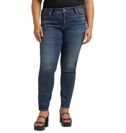 Plus Size Elyse Mid-Rise Skinny Jeans Indigo $26.63 Jeans