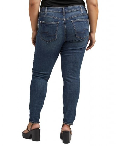 Plus Size Elyse Mid-Rise Skinny Jeans Indigo $26.63 Jeans