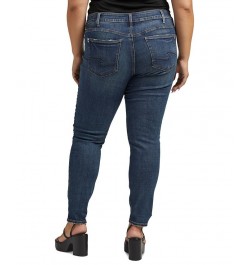 Plus Size Elyse Mid-Rise Skinny Jeans Indigo $26.63 Jeans