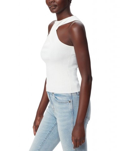 Women's Cross-Neck Sleeveless Halter Top White $24.48 Tops