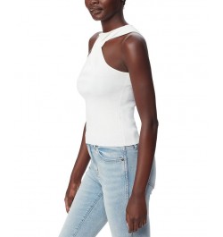 Women's Cross-Neck Sleeveless Halter Top White $24.48 Tops